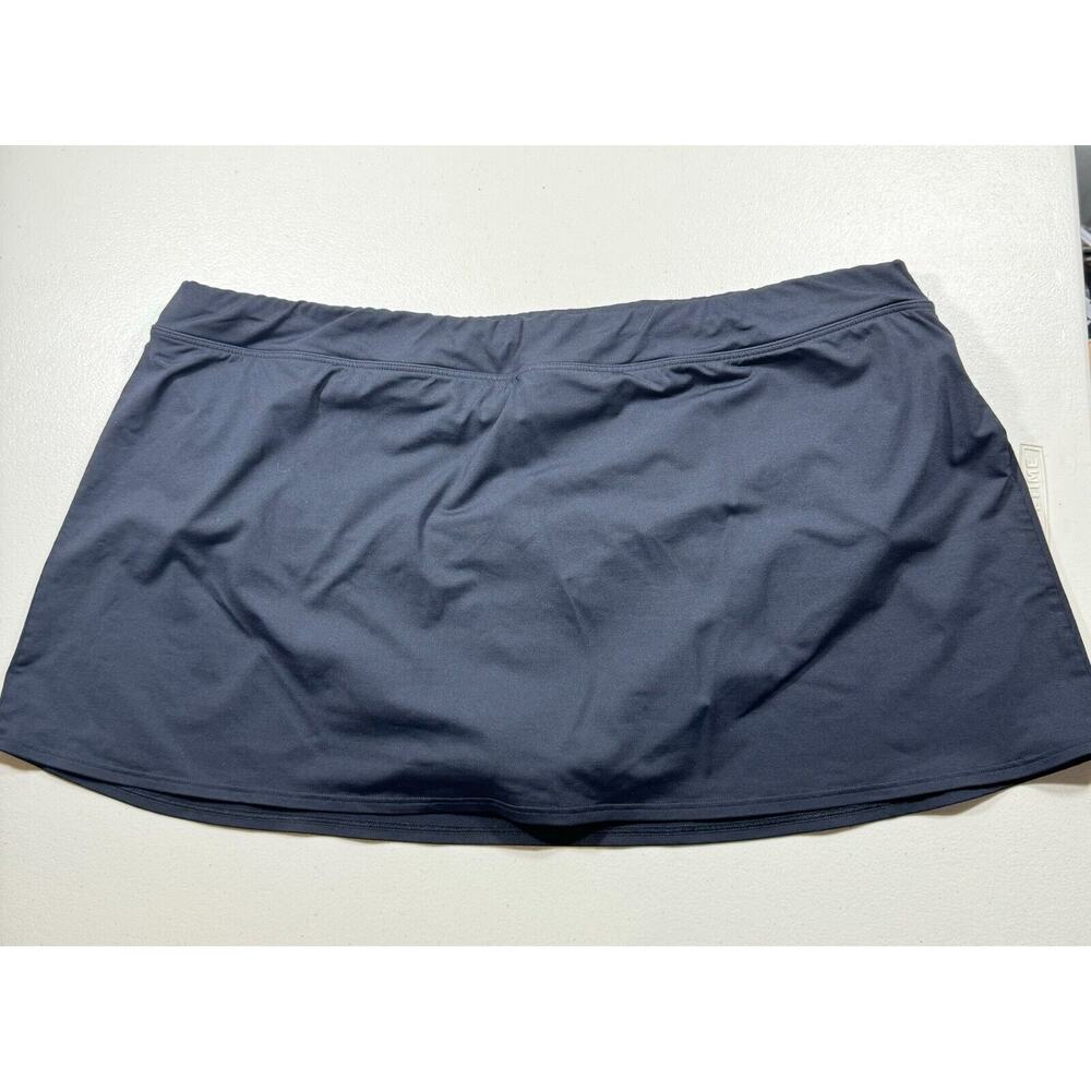 Lands End Womens Swim‎ Skirt Board Short Liner Black 26W